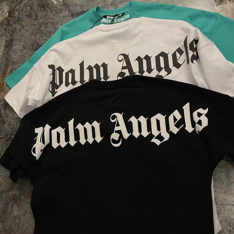 Palm Angels Outfit, Palm Angels Tshirt, Toxic Quotes, Graphic Shirt Design, Angel Outfit, Tshirt Design Men, Palm Angels, Branded Shirts, Graphic Shirts