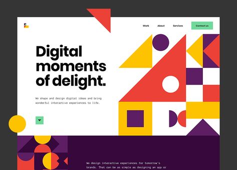 Geometric websites o I o I - Awwwards Geometric Website Design, Bold Website Design Inspiration, Geometry Website, Geometric Web Design, Best Website Designs, University Design, Digital Ideas, Trendy Logos, Ui Design Website