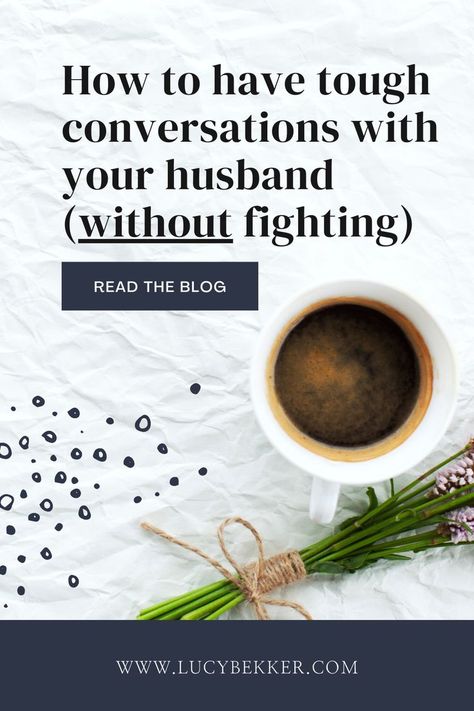 Some of the best relationship advice you’ll hear? Learn how to fight well with your partner! Communication in marriage isn’t just about what you say, it’s how you say it. In this blog, I’m going through the foundations my husband and I set as a married couple so that we can have those tough conversations without fighting. I’m going through a few key tips for having hard conversations, how to stop fighting with your partner, and how we started having tough conversations #communication #marriage Having Hard Conversations, How To Have Hard Conversations, Marriage Help Communication, Healthy Relationship Tips Communication, Partner Communication, Communication Marriage, Hard Conversations, Crucial Conversations, Communication In Marriage