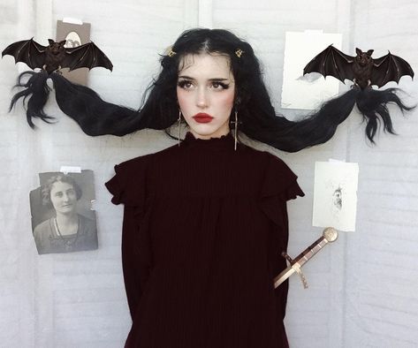 Mckenna Kaelin, Nocturnal Creatures, Vampire Goth, Halloween 3, Goth Girl, Aesthetic Clothing, Costume Makeup, Best Wedding Dresses, Dark Beauty