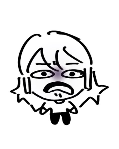 Chibi Disgusted Face, Grossed Out Face Drawing, Suprised Face Reaction Drawing, Shocked Chibi, Traumatized Face, Vomit Drawing, Disgusted Emoji, Disgust Drawing, Disgusted Face Drawing