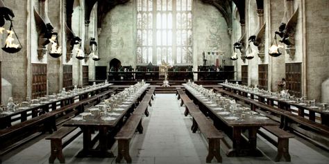 Hogwarts Great Hall, Harry Potter Wiki, Images Harry Potter, Hogwarts Castle, Hogwarts Aesthetic, Great Hall, Hogwarts School, Harry Potter Aesthetic, Wizarding World Of Harry Potter