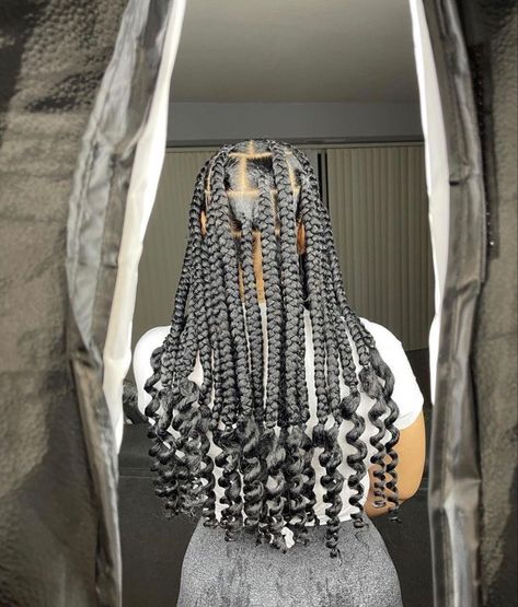 Styles For Big Knotless Braids, Large Short Knotless Box Braids, Braids Jumbo, Large Box Braids, Short Box Braids Hairstyles, Braided Hairstyles For Black Women Cornrows, Big Box Braids, Big Braids, Big Box Braids Hairstyles