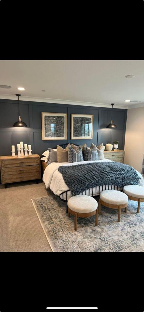 Basement Ideas Cozy, Basement Ideas For Teens, Beautiful Bedroom Decor, Finished Basement Ideas, Cozy Basement, Bedroom Decor Cozy, Basement Design Ideas, Accent Wall Bedroom, Bedroom Goals