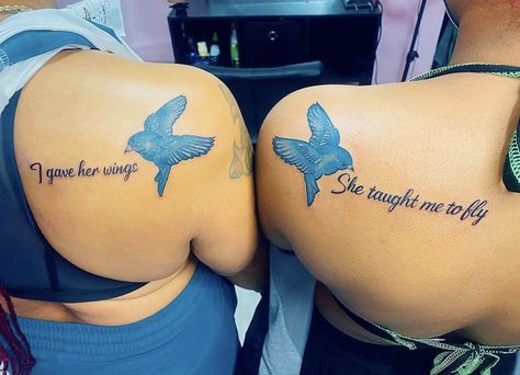 Black Mother And Daughter Tattoos, Tattoo Ideas For Couples Relationships, Matching Mother Daughter Tattoos Meaningful, Matching Tattoos For Mom And Daughter, Mom And Daughter Tattoos Matching, Respect Tattoo, Mommy Daughter Tattoos, Tattoos Inspos, Fingerprint Tattoos