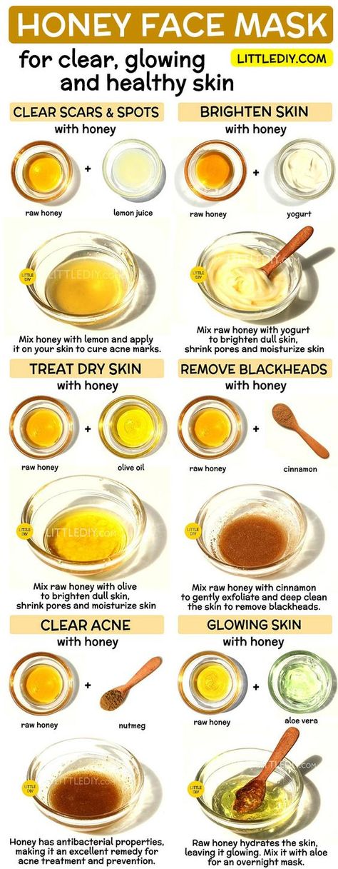 Diy Honey Face Mask, Skincare Diy, Skin Clearing, Mask For Dry Skin, Honey Face Mask, Honey Diy, Clear Skin Face, Skin Face Mask, Skin Care Routine For 20s