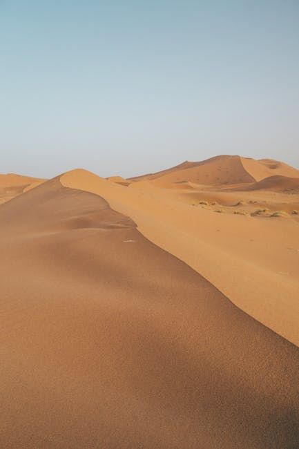 Brown Sand Dunes Under Blue Sky · Free Stock Photo Morocco Wallpaper, Neutral Interior Design, Patio Art, Sahara Desert, Daily Pictures, Beautiful Picture, Wallpaper Free Download, Hd Backgrounds, Natural Phenomena