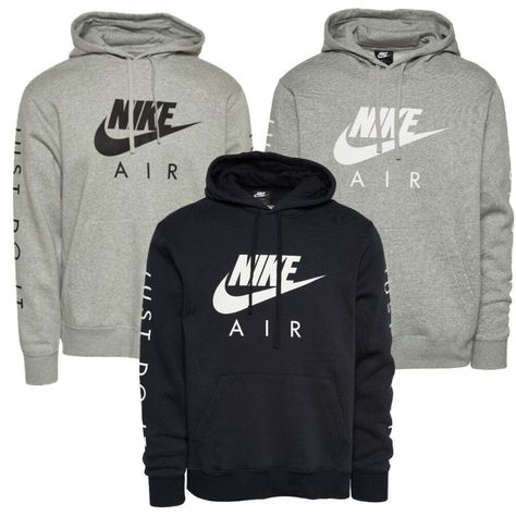 Nike Men's Hoodie Air Max NSW Athletic Pullover Just Do It Hooded Sweatshirt, Harry Potter Hoodie, Nike Clothes, Nike Sweats, Winter Shoes For Women, Men Plus Size, Mens Nike Shoes, Nike Hoodie, Athletic Fashion, Nike Outfits