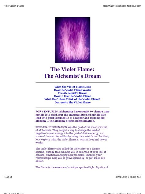 Violet Flame | Download Free PDF | Ascended Master | Alchemy Violet Flame, User Settings, Ascended Masters, Spiritual Energy, Read Later, Spirituality Energy, Alchemy, Read Online For Free, Energy Healing