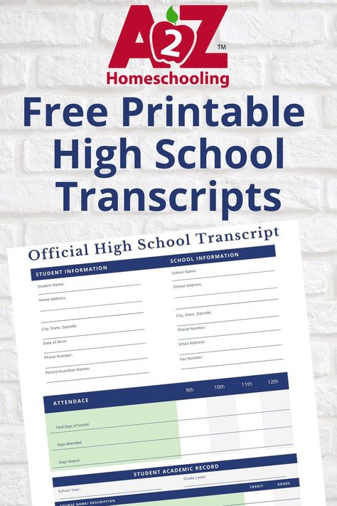 Need transcripts? We have free printable transcripts here! High School Transcript Template Free, Homeschool Transcripts Templates, Homeschool Transcripts, Absent Students, High School Transcript, College Resources, High School Curriculum, Homeschool Freebies, School Info