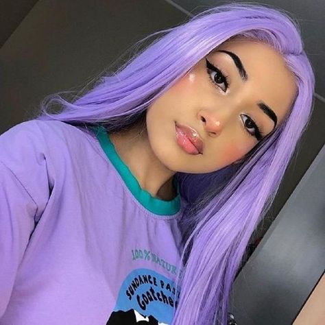 Hair Purple Color, Purple Lace Front, Light Purple Hair, 13x4 Lace Front Wig, Purple Wig, Hair Color Purple, Straight Lace Front Wigs, Lace Hair, Front Lace Wigs Human Hair