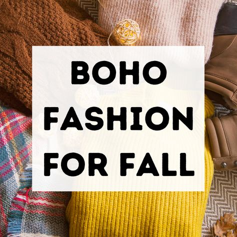 Boho fashion for fall! The perfect boho fall items for my boho loving girls! #boho #bohostyle #bohofashion #fallfashion Boho Outfit Ideas Fall, Boho Fall Fashion 2024, Boho Styles For Women, Dressing Boho Over 50, Boho Chic Winter Outfits, Boho Autumn Outfits, Autumn Boho Outfits, Boho Style Outfits Winter, Classy Boho Fashion