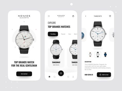 Website Mockup Design, Figma Website Design, Application Ui Design, Mobile App Ui Design, App Watch, Ecommerce Tips, App Ui Ux Design, River Time, E-commerce App