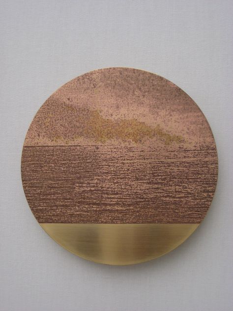 Rebecca Gouldson Textured Canvas Art, Round Wall Art, Circle Art, Wall Deco, Art Lovers, Metal Sculpture, Art Plastique, Texture Painting, Wall Sculptures