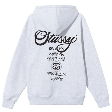 New Arrivals: Hoodies, Beanies, Jackets & More by Stüssy | UK & EU Stussy World Tour, Stussy Hoodie, Men Casual Summer, Dover Street Market, Unique Hoodies, Spring Wear, Casual Game, Street Market, World Tour