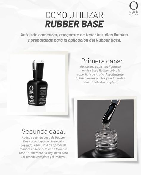 🌟 ¡Descubre el secreto para unas uñas perfectas con nuestra 𝗕𝗮𝘀𝗲 𝗥𝘂𝗯𝗯𝗲𝗿 ! 🌟 El nivelador perfecto que protege y embellece tu uña natural. #BaseRubber #UñasPerfectas #Nivelador #ProtecciónDeUñas #ManicuraProfesional #manicuraprofesional #nailart #tepejidelrio Ideas Uñas, Manicure