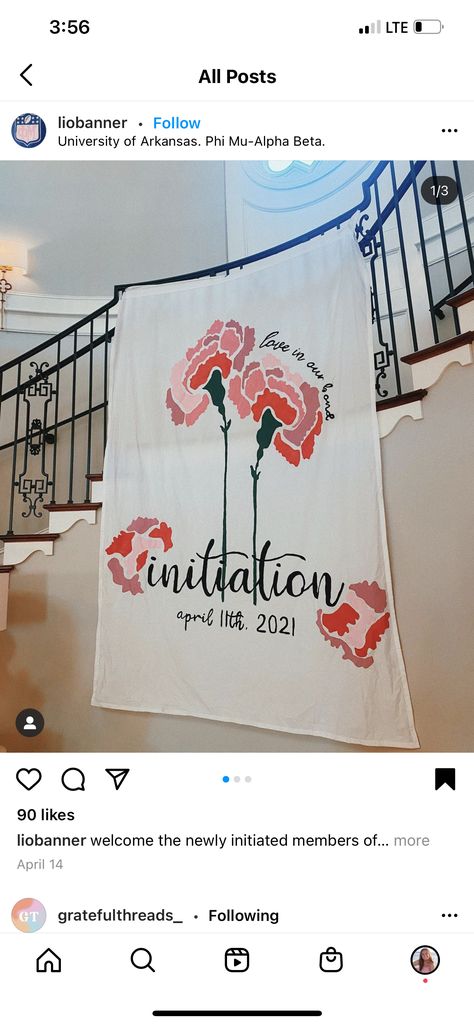 Sorority Banners Founders Day, Chi Omega Banner Ideas, Floral Sorority Banner, Sorority Sheet Signs, Founders Day Sorority Ideas, Sorority Formal Banner, Sorority Banner Ideas Design, Founders Day Banner, Chi Omega Banner