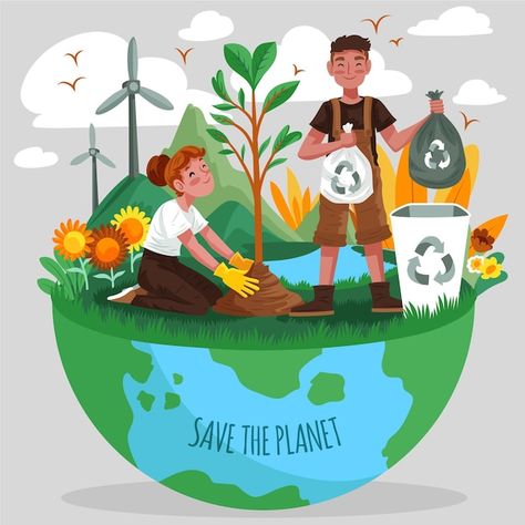 Save Environment Posters, Mother Earth Drawing, Save Earth Posters, Save Earth Drawing, Earth Day Drawing, Environmental Posters, Earth Day Posters, مشروعات العلوم, Earth Drawings