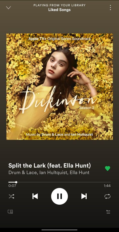 Dickinson Split the lark (ft. Ella Hunt) Split The Lark Emily Dickinson, Emily Dickson, Ella Hunt, Emily Dickinson, Dark Academia, Soundtrack, Apple Tv, Split, In This Moment