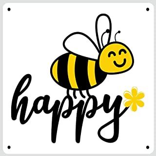 Bee Happy Painting, Bee Signs Ideas, Bee Happy Sign, Bee Signs, Bee Happy Quotes, Bee Quotes, Wreath Center, Bee Printables, Happy Signs