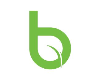 b leaf Logo design - b + leaf (negative space) Price $350.00 Bio Logo Design, B Logo Design, Eco Logo Design, Bio Logo, Fresh Logo Design, Letter B Logo, Landscaping Logo, Healthy Logo, Logo Garden