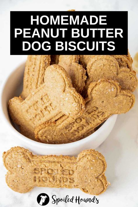 Peanut Butter Dog Biscuits Recipes, How To Make Dog Biscuits, Healthy Dog Biscuits Recipes, Homemade Dog Biscuits Recipe, Peanut Butter Dog Treats Homemade Easy, Homemade Dog Biscuits Recipe Easy, Dog Biscuits Homemade Easy, Dog Peanut Butter Cookies, Recipe For Dog Biscuits