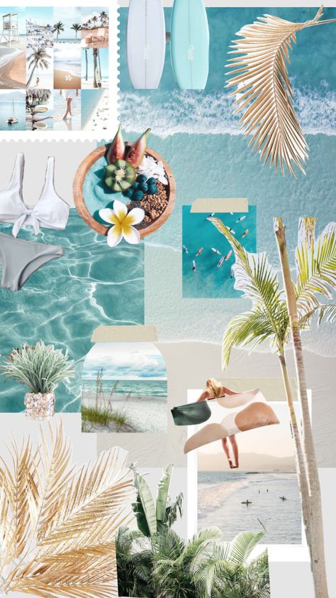 Caribbean Mood Board, Beach Mood Board, Mexico Photoshoot, Beach Moodboard, Coastal Inspiration, Summer Vision, Grace Bay Beach, Tools Drawing, Making Candles Diy