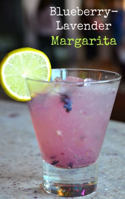 Lavender Margarita, Lavender Drink, Blueberry Margarita, Lavender Cocktail, Blueberry Lavender, Margarita Day, National Margarita Day, Lavender Recipes, Jello Shot