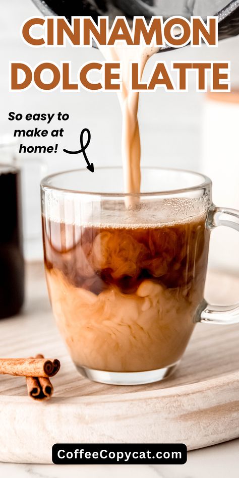 Homemade Cinnamon Dolce Creamer, Diy Cinnamon Coffee Creamer, Homemade Cinnamon Creamer, Cinnamon Dulce Coffee Syrup, Brown Sugar Cinnamon Syrup Coffee, Homemade Cinnamon Dolce Syrup, Coffee With Cinnamon Recipes, Cinammon Coffee Recipe, Cinnamon Dolce Syrup Recipe