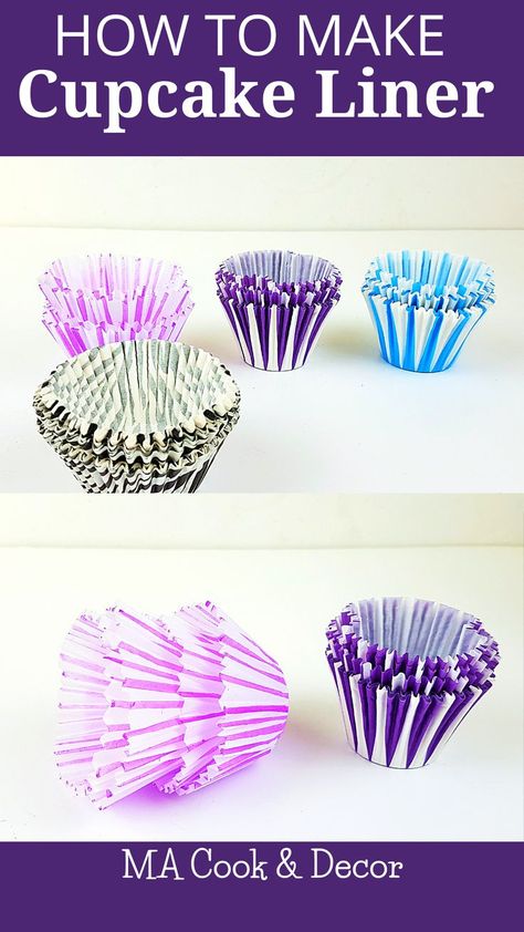 How To Make Cupcake Holders Diy, Diy Cupcake Liners How To Make, How To Make Cupcake Liners, Cupcake Papers Liners, Parchment Paper Cupcake Liners, Diy Cupcake Liners, Cupcake Liners Diy, Diy Truffles, Bday Treats