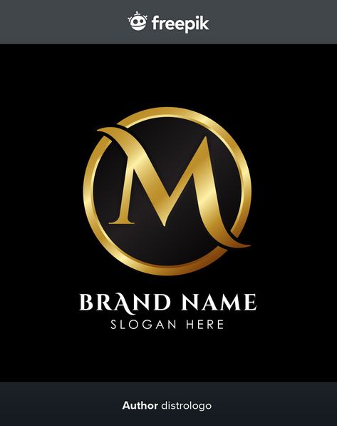 Luxury letter m logo template in gold co... | Premium Vector #Freepik #vector #logo #business #label #gold M O Logo, Yellow Business Card, Company Letterhead, Letter M Logo, Blue Business Card, Modern Business Cards Design, M Logo, Shop Logo Design, Logo Design Art