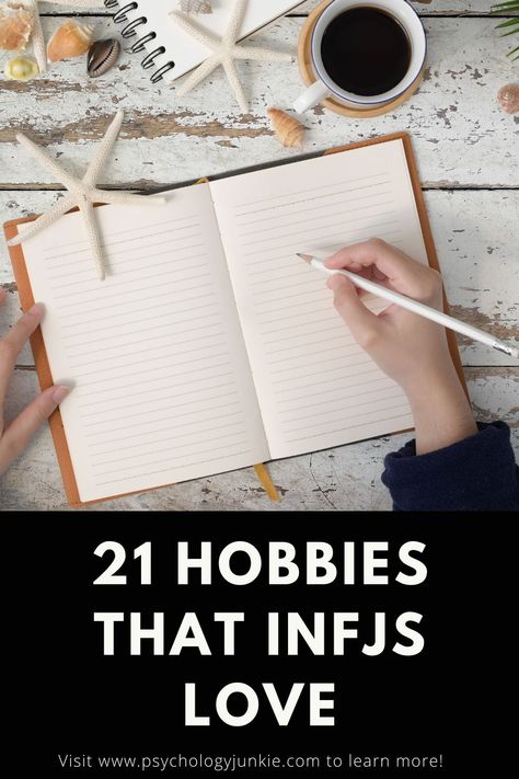 Looking for a new obsession? Get a look at 21 hobbies that INFJs LOVE. #MBTI #Personality #INFJ Infj Intelligence, Infj Hobbies, Infj Booklist, Infj Personality Humor, Introvert Hobbies, Infj Style, Advocate Personality, Infj Careers, Infj Advocate