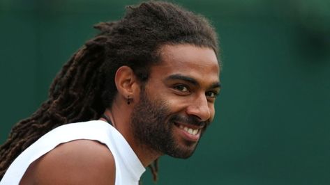 Dustin Brown Jamaica History, Dustin Brown, Afro Men, Tennis Legends, Professional Tennis Players, Jesse James, Rafael Nadal, Tennis Player, Tears Of Joy