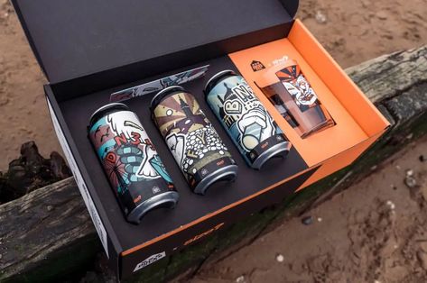 Docks Beers x size? Seaside Gift Box - Sourcefour Beach Beer, Beer Kit, Beer Gifts, Clothing Retail, Mead, Beer Can, Work On, To Work, Gift Box