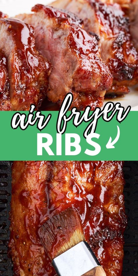 Air Fry Ribs Recipe, Air Fryer Boneless Short Ribs, Air Fry Prime Rib Roast, Air Fry Ribs, Boneless Ribs In Air Fryer, Air Fryer Ribs Pork, Air Fryer Boneless Pork Ribs, Boneless Pork Ribs Air Fryer, Air Fryer Ribs Recipe