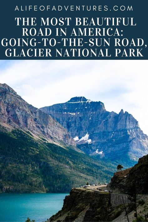 Going-to-the-Sun Road is the most beautiful road in America. There are so many different things to see on this 50 mile-long road. Going-to-the-Sun road is a true highlight of Glacier National Park, showcasing so much of the beauty is has to offer. In this post I give you all the details on how to see this road, where to stop, the best hikes to hike, the best place for mountain views, and more! Lake Mcdonald, Beautiful Roads, Continental Divide, Glacier National, Nature Trail, Best Hikes, Glacier National Park, Round Trip, Mountain View