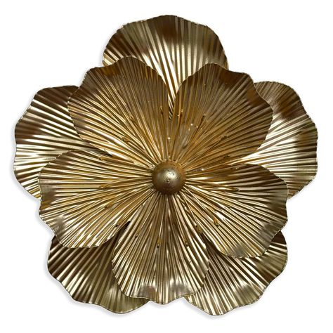 PRICES MAY VARY. LAYERED METAL FLOWER WALL ART: This Golden metal wall sculpture features layers of molded metal to create a lifelike flower design with rustic gold color, to create a stylish, outstanding appearance, give your home a fresh and natural feeling DIMENSIONAL WALL FLORAL SCULPTURE: Rutic White Gold Flower decorative wall accent is made from cut and bent sheet metal and welded into 3D shape. The creative metal flower wall artworks will add a fresh vibrant color for bedroom, living roo Metal Wall Decor Living Room, Flower Wall Art Decor, Metal Flower Wall, Floral Sculpture, Metal Flower Wall Art, Wall Accents Decor, Indoor Kitchen, Living Room Decor Fireplace, Dimensional Wall