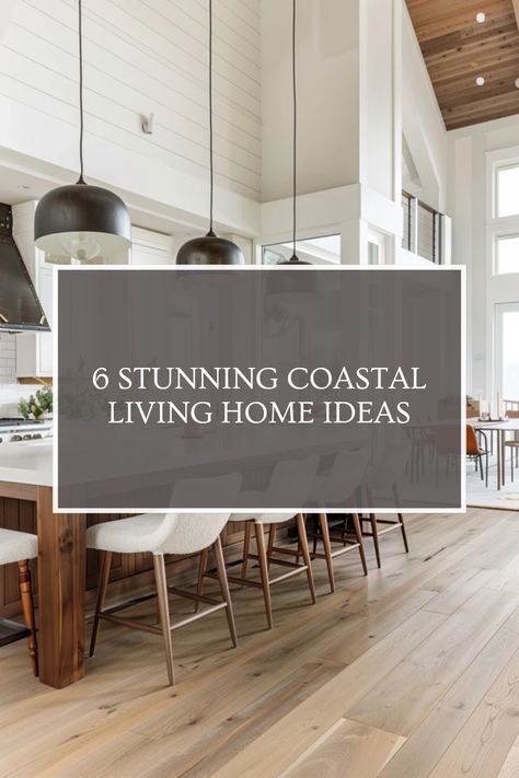 Explore 6 stunning coastal living home ideas with spacious designs perfect for a peaceful waterfront lifestyle, showcasing beautiful ocean views. Restoration Hardware Beach House, California Coastal Design, Restoration Hardware Beach, Coastal Modern House, Modern Beach House Interior Design, Luxury Beach House Interior, Coastal Luxe Interiors, California Coastal Interior Design, Modern Coastal House