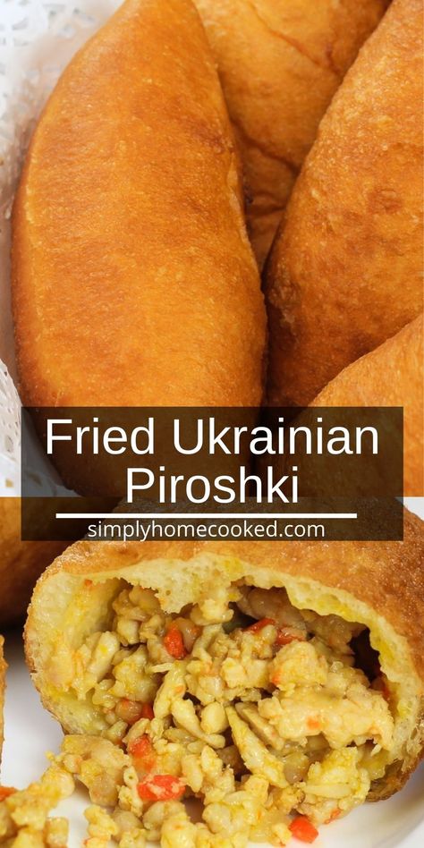 Peroski Recipe, Ukrainian Food Recipes, Ukrainian Recipes Desserts, Ukrainian Dessert Recipes, Ukrainian Desserts Easy, Piroshki Recipe Russian, Ukrainian Appetizers, Pampushky Recipe, Ukrainian Recipes Traditional