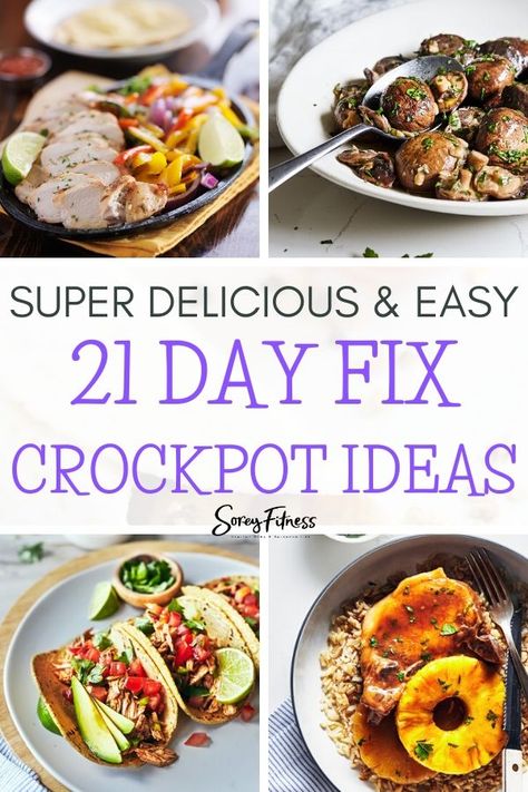 Easy Fixate Recipes, Portion Fix Crockpot Recipes, Crockpot 21 Day Fix Recipes, Beachbody Containers Meal Plan, 21 Day Fix Slow Cooker Recipes, 21 Day Fix Asian Recipes, Beachbody Crockpot Recipes, Fixate Crockpot Recipes, Quick 21 Day Fix Dinner