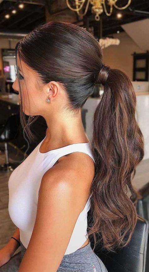 Wedding Ponytail Hairstyles, Style Ponytail, Wedding Ponytail, High Ponytail Hairstyles, Long Hair Ponytail, Ponytail Hairstyles Easy, Hairstyles Homecoming, Vlasové Trendy, Christmas Hairstyles