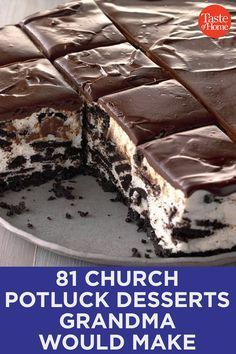 Easy Potluck Desserts, Potluck Recipes Dessert, Best Christmas Desserts, Potluck Desserts, Impressive Desserts, Dessert Bar Recipe, Bake Cheesecake, Desserts For A Crowd, Easy Baking Recipes Desserts