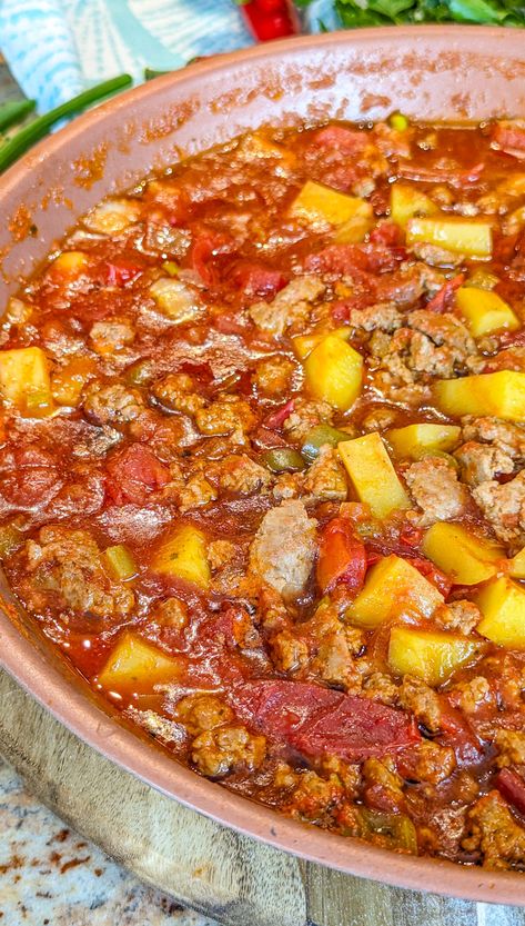 My Grandma’s Version of Picadillo Easy Picadillo Recipe Mexican, Mexican Picadillo Recipe Ground Beef, Homemade Picadillo, Picadillo Recipe Mexican, Ground Beef Picadillo, Mexican Picadillo, Picadillo Recipe, South American Recipes, Ground Beef And Potatoes