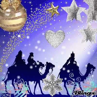 Three Kings GIF - ThreeKings - Discover & Share GIFs Happy Three Kings Day, Dog Cards Handmade, King Gif, Three Kings Day, Xmas Gif, Popular Christmas Songs, The Three Wise Men, Roi Mage, Three Wise Men