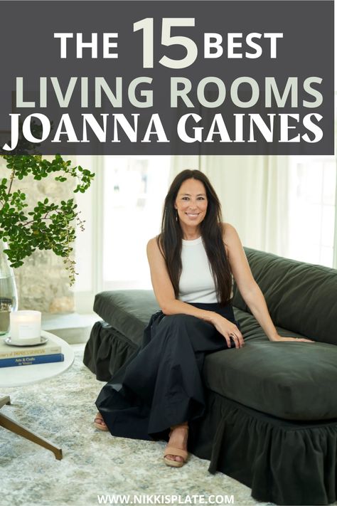 15 Best Living Rooms by Joanna Gaines; A roundup post of the most popular living rooms by Joanna Gaines! HGTV’s Fixer Upper star. Farmhouse rustic and modern charm. Living Room Renovations. Joanna Gaines Family Room Ideas, Joanna Gaines Decorating Ideas Living Room, Magnolia Decor Ideas Living Room, Joanna Gaines Mantel Decorating Ideas, Magnolia Homes Living Room Inspiration, Joanna Gaines Design Living Room, Joanna Gaines Bookcase Styling, Joanna Gaines Modern Farmhouse, Magnolia Home Interiors