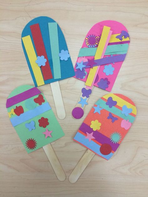 35 fun and easy summer crafts for kids of all ages. Camping crafts, ice cream crafts, butterflies, windmill crafts, and more. #summercrafts #craftsforkids #summer Summer Crafts For Toddlers, Summer Preschool Crafts, Aktiviti Kanak-kanak, Summer Preschool, Summer Crafts For Kids, Aktivitas Montessori, Daycare Crafts, Popsicle Stick Crafts, Toddler Art