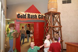 Gold Rush city ideas Gold Rush Party, Western Vbs, Parent Night, Sunday School Classroom, Kids Camp, Western Party, Western Parties, Theme Days, Cowboy Party