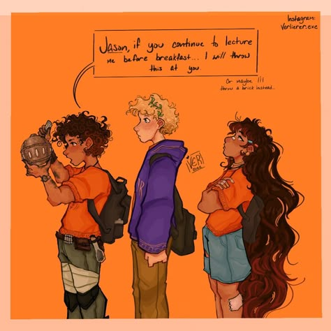 Jason And Piper, Piper And Jason, The Lost Hero, Dibujos Percy Jackson, Percy Jackson Quotes, Percy Jackson Fan Art, Percy Jackson Characters, Percy Jackson Memes, Leo Valdez