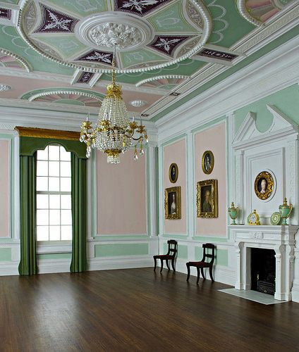 Adam Room | Inspired by Robert Adam. It will furnished as a … | Flickr Adam Style Architecture, Plastic Food Packaging, Neo Classical Architecture, Architectural Masterpieces, Plaster Ceiling Design, Robert Adam, 18th Century House, Robert Adams, Castle Interior