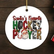 Hockey Christmas Ornaments, Hockey Ornaments, Hockey Christmas, Packing Slip, Ice Rink, Santa Paws, Christmas Plaid, Hockey Player, Bubble Mailer